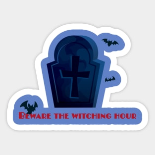 Halloween Witching Hour Sticker